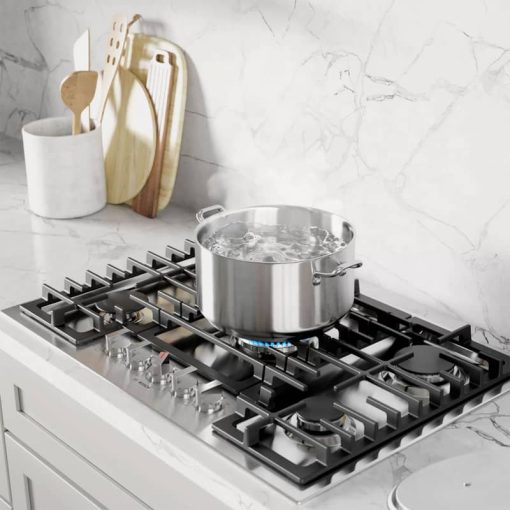 Bosch 800 Series 30" Stainless Steel Gas Cooktop - Image 6