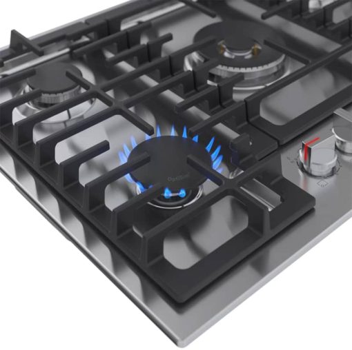 Bosch 800 Series 30" Stainless Steel Gas Cooktop - Image 3