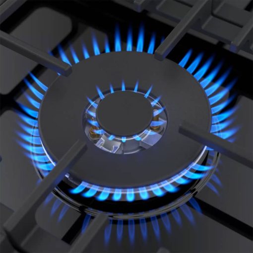 Bosch 800 Series 36" Black With Black Stainless Knobs Gas Cooktop - Image 4
