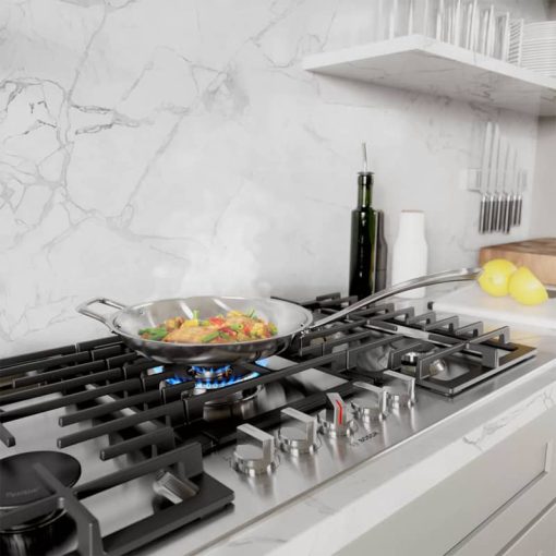 Bosch 800 Series 36" Stainless Steel Gas Cooktop - Image 7