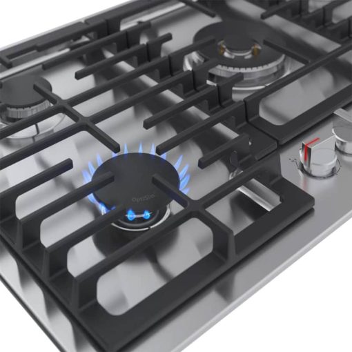 Bosch 800 Series 36" Stainless Steel Gas Cooktop - Image 3