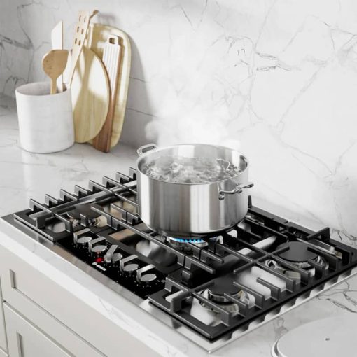 Bosch Benchmark Series 30" Stainless Steel Gas Cooktop - Image 5