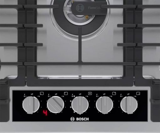 Bosch Benchmark Series 30" Stainless Steel Gas Cooktop - Image 2