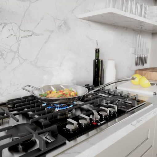 Bosch Benchmark Series 30" Stainless Steel Gas Cooktop - Image 6