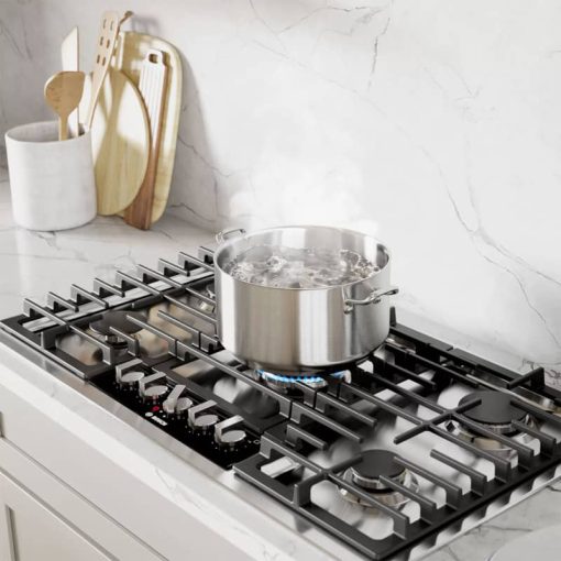 Bosch Benchmark Series 36" Stainless Steel Gas Cooktop - Image 5
