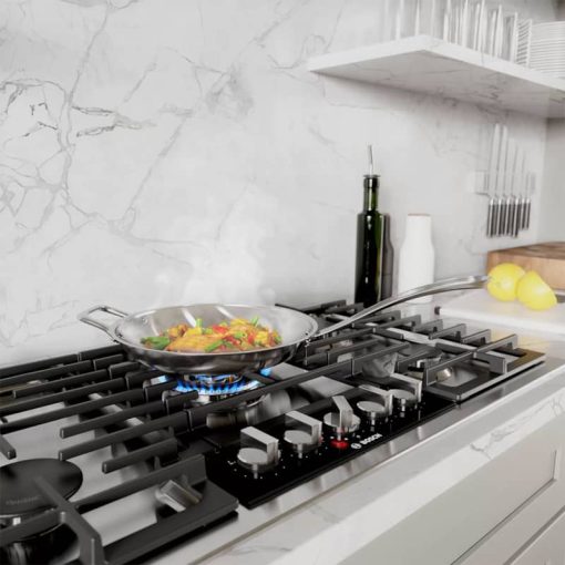 Bosch Benchmark Series 36" Stainless Steel Gas Cooktop - Image 6