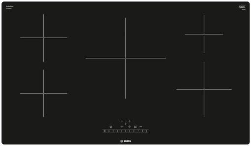 Bosch 500 Series 36" Black Frameless Induction Cooktop