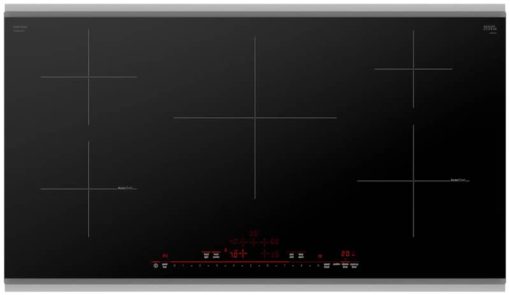 Bosch 800 Series 36" Black With Stainless Frame Induction Cooktop