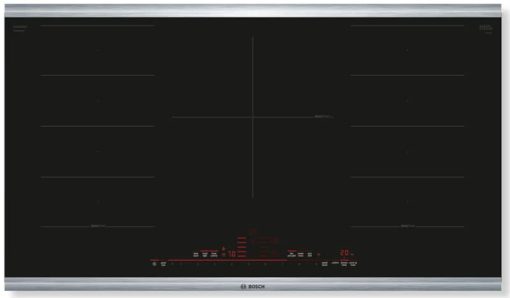 Bosch Benchmark Series 36" Black With Stainless Frame Induction Cooktop