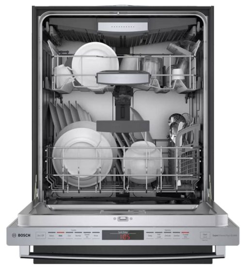 Bosch 800 Series 24" Stainless Steel Bar Handle Dishwasher - Image 2