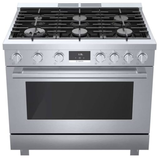 Bosch 800 Series 36" Stainless Steel Industrial-Style Gas Range