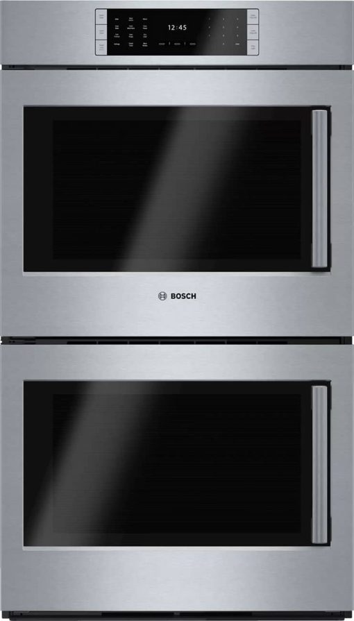 Bosch Benchmark Series 30" Stainless Steel Left-Hinge Double Wall Oven