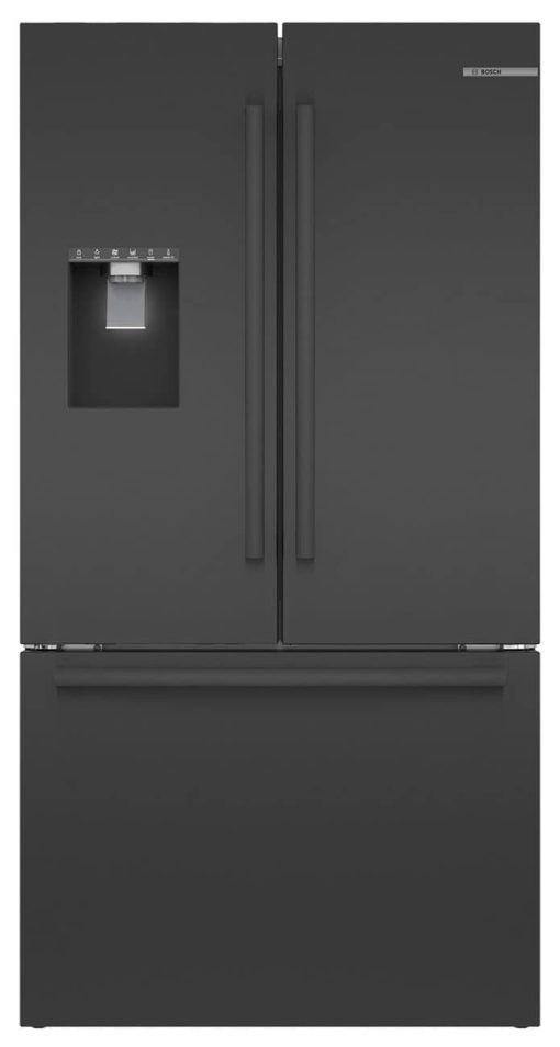 Bosch 36" Black Stainless Steel Standard-Depth 3-Door Refrigerator