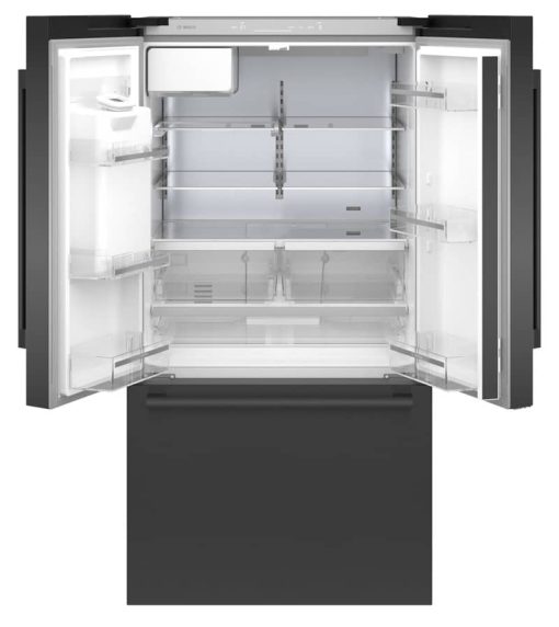 Bosch 36" Black Stainless Steel Standard-Depth 3-Door Refrigerator - Image 2