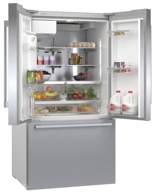 Bosch 500 Series 36" Anti-Fingerprint Stainless Steel Standard-Depth 3-Door Refrigerator - Image 3