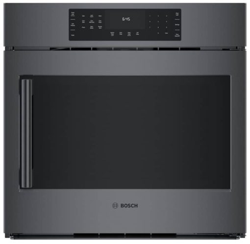 Bosch ADA 800 Series 30" Fingerprint Resistant Black Stainless Steel Right-Hinge Single Wall Oven