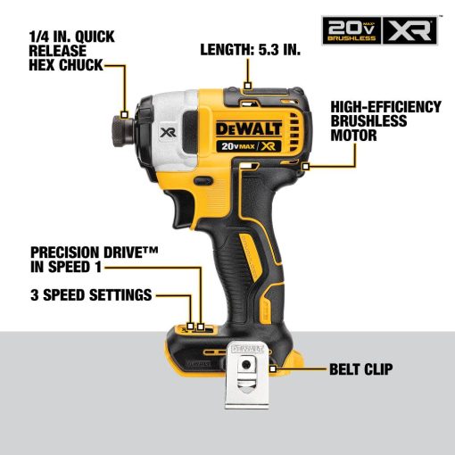 20 V MAX XR Lithium Ion 4-Tool Combo Kit - Image 11