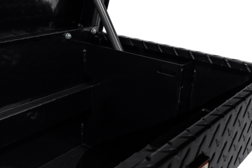 Weather Guard 56" Low Profile Lo-Side Truck Tool Box Aluminum Gloss Black - Image 7