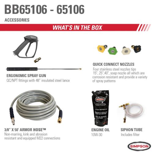 Big Brute 4000 PSI at 4.0 GPM HONDA GX390 with COMET Triplex Plunger Pump Hot Water Professional Gas Pressure Washer (49-State) - Image 5