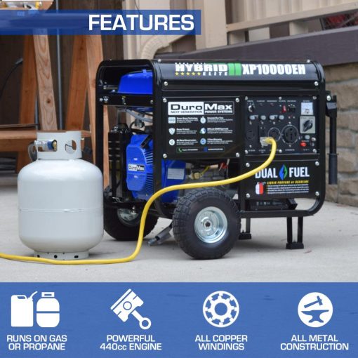 10000-Watt Dual Fuel Hybrid Portable Generator - Image 2