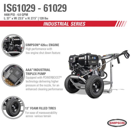 Industrial Pressure Washer 4400PSI 4.0GPM - 50 State Certified - Image 8