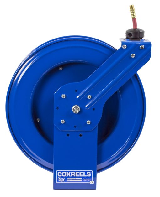 Coxreels Low Pressure Spring Rewind Hose Reel with Super Hub 1/2" I.D 100' 300 PSI - Image 3