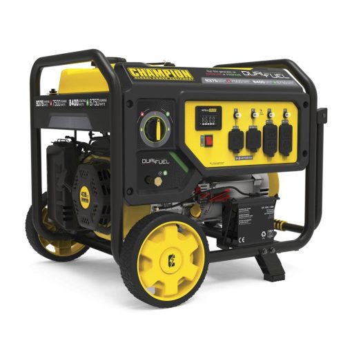 Champion 7500 Watt Dual Fuel Portable Generator with Electric Start - Image 8