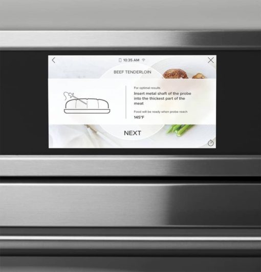 Cafe Professional Series 30" Stainless Steel Built-In Double Electric Convection Wall Oven - Image 5