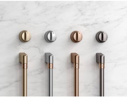 Cafe 36" Brushed Stainless Handle & Knob Set For Pro Range & Rangetop - Image 2