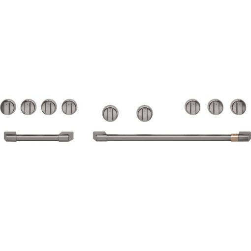 Cafe 48" Brushed Black Handle & Knob Set For Pro Range And Rangetop