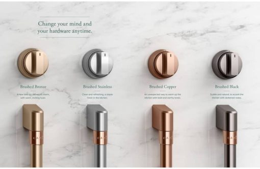 Cafe 48" Brushed Bronze Handle & Knob Set For Pro Range And Rangetop - Image 3