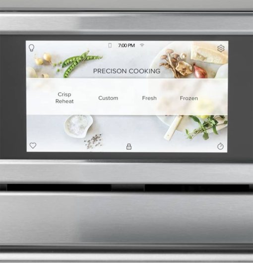 Cafe 30" Matte White With Brushed Bronze Built-In 5-In-1 Single Wall Oven With 120V Advantium Technology - Image 12