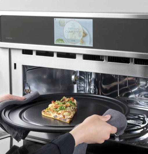 Cafe 30" Matte White With Brushed Bronze Built-In 5-In-1 Single Wall Oven With 120V Advantium Technology - Image 14