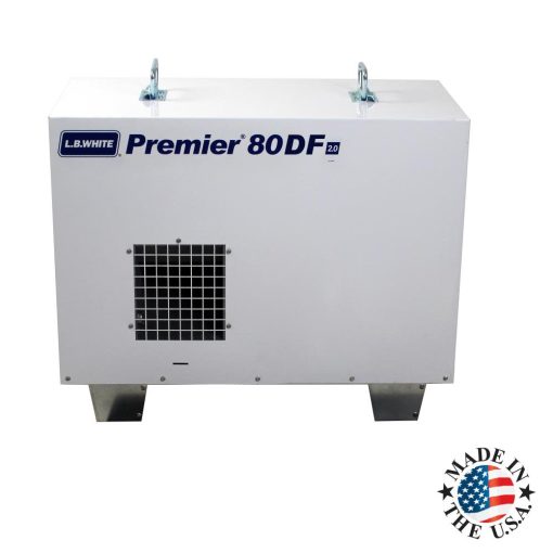 Premier® Enclosed flame Ductable Dual Fuel - LP/NG 80k BTU heater