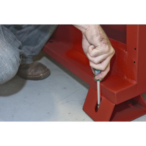 30 Gallon Combustible Manual Close Safety Cabinet - Red - Image 12