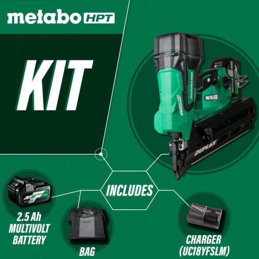 Metabo HPT 36V MultiVolt™  Duplex Nailer Cordless Kit - Image 3