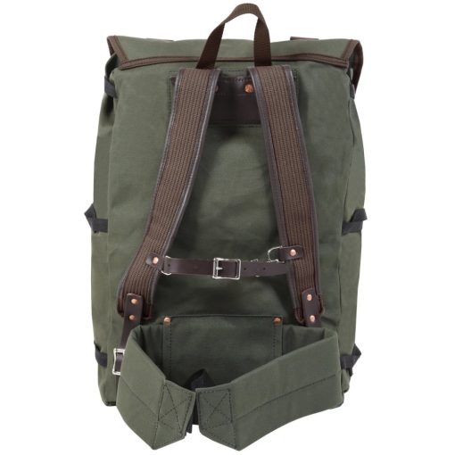 57 Liter Capacity Olive Drab Canvas Bushcrafter Backpack - Image 3