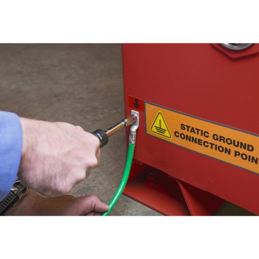 30 Gallon Combustible Manual Close Safety Cabinet - Red - Image 14