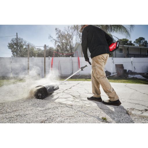 Milwaukee M18 FUEL QUIK LOK Bristle Brush Attachment &  Rubber Broom Attachment Bundle - Image 8