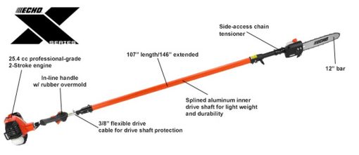 X Series 25.4cc Tree Pruner with Inline Handle - Image 2