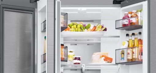 Dacor 36" Silver Stainless Counter Depth 4Door French Door Refrigerator With Reveal Door - - Image 5