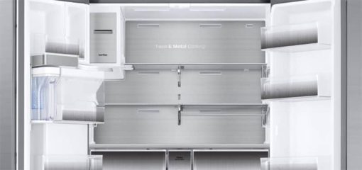 Dacor 36" Silver Stainless Counter Depth 4Door French Door Refrigerator With Reveal Door - - Image 9