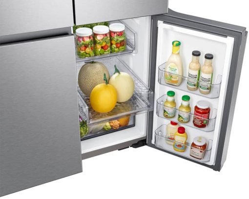 Dacor 36" Silver Stainless Counter Depth 4Door French Door Refrigerator With Dual Reveal Doors - - Image 10