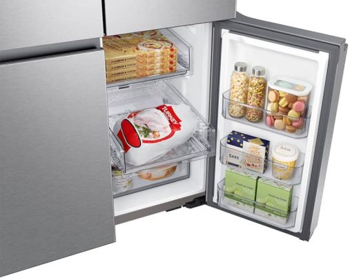 Dacor 36" Silver Stainless Counter Depth 4Door French Door Refrigerator With Dual Reveal Doors - - Image 9