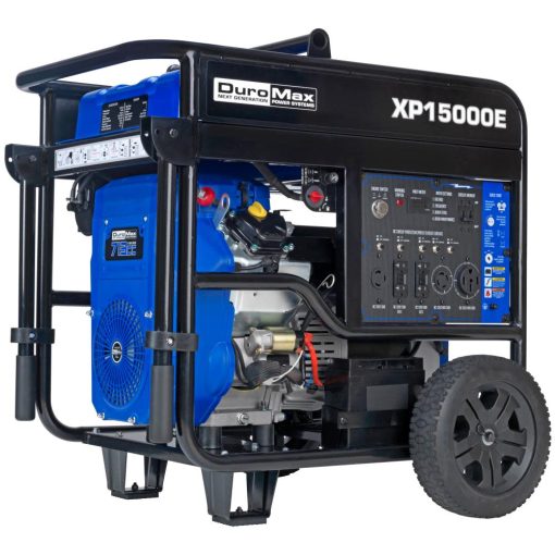 15000 Watt V-Twin Gas Powered Electric Start Portable Generator