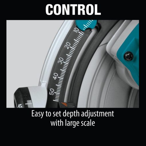 Makita 36V 18V X2 LXT 6 1/2" Plunge Circular Saw Kit Lithium Ion Brushless Cordless - Image 2