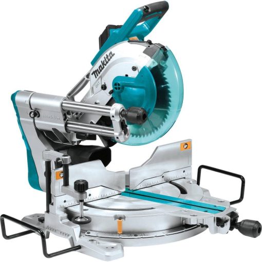 10" Dual-Bevel Sliding Compound Miter Saw with Laser and Stand - Image 7