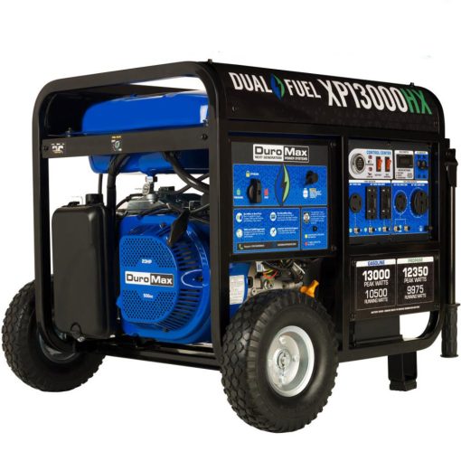 DuroMax Generator with CO Alert 13000Watt 500cc Dual Fuel Gas Propane Portable - Image 2