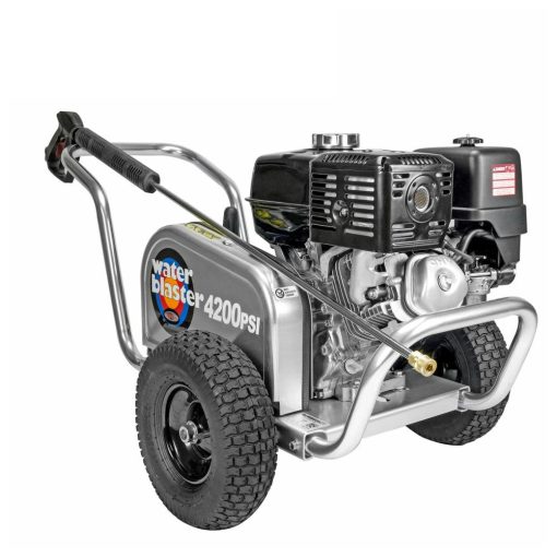 Aluminum Water Blaster 4200 PSI at 4.0 GPM HONDA GX390 with AAA Triplex Plunger Pump Cold Water Professional Belt Drive Gas Pressure Washer (49-State) - Image 3