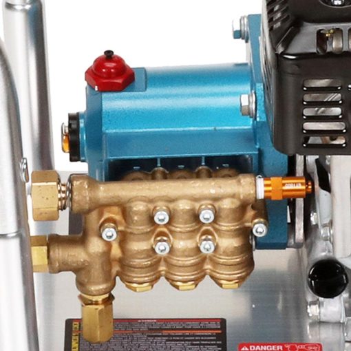 Aluminum 3400 PSI at 2.5 GPM HONDA GX200 with CAT Triplex Plunger Pump Cold Water Professional Gas Pressure Washer - Image 6